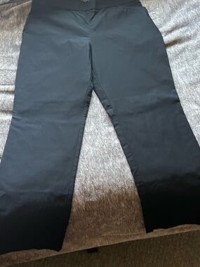 Black Women's Stretch Flare Trousers